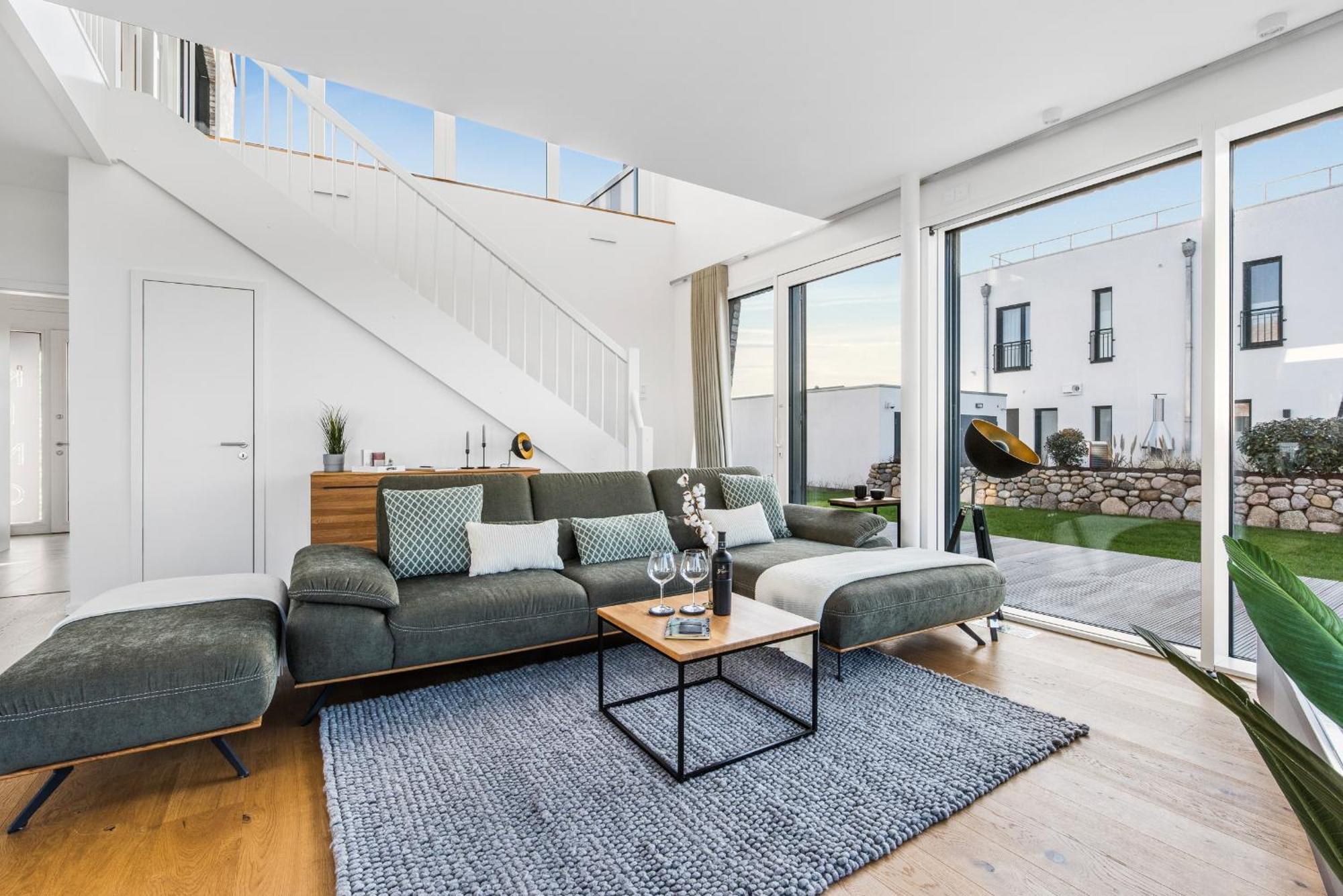 Villa King Erste Lage, Dachterrasse, Meerblick, Carport, Kamin, Sauna, Terrasse, Aussenrolllaeden Olpenitz Extérieur photo
