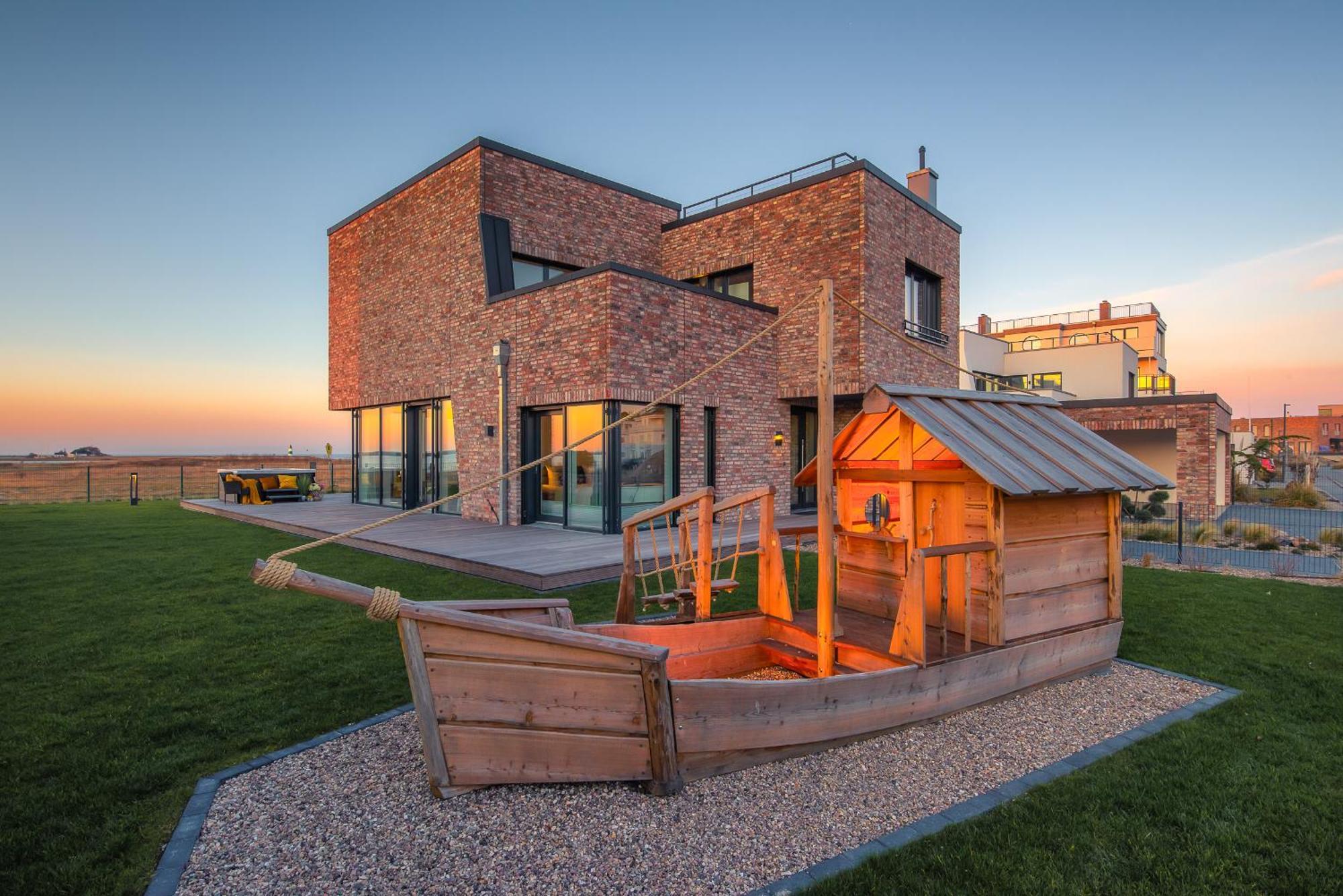 Villa King Erste Lage, Dachterrasse, Meerblick, Carport, Kamin, Sauna, Terrasse, Aussenrolllaeden Olpenitz Extérieur photo