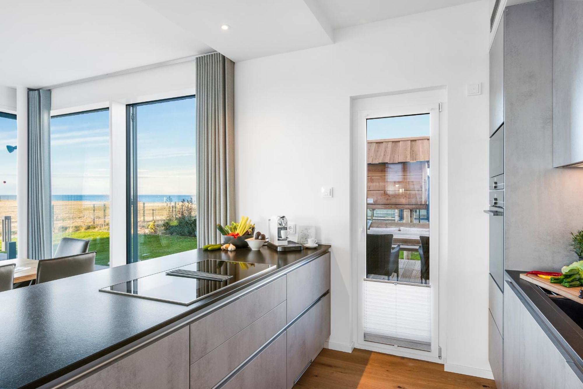 Villa King Erste Lage, Dachterrasse, Meerblick, Carport, Kamin, Sauna, Terrasse, Aussenrolllaeden Olpenitz Extérieur photo